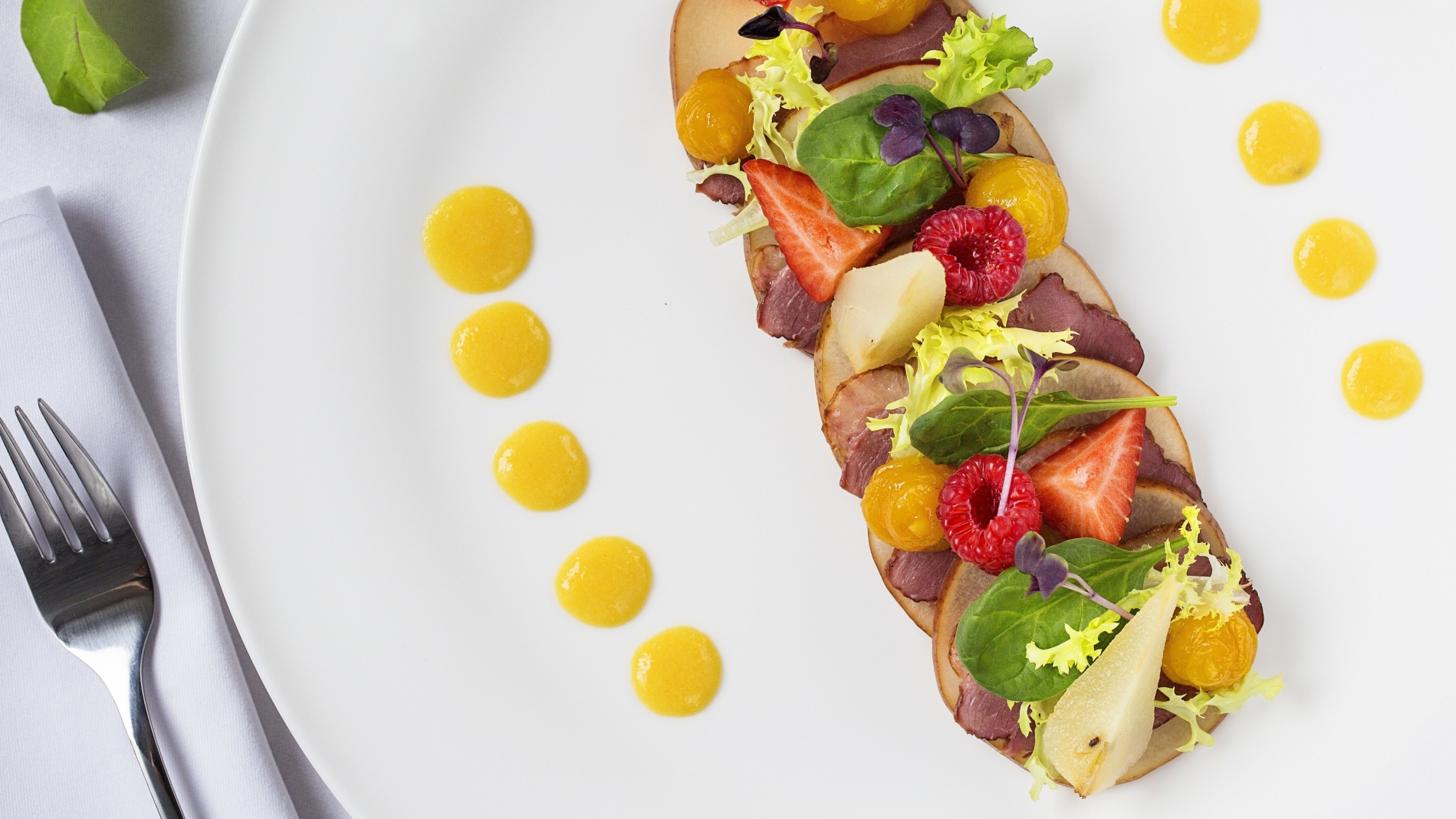 Restauracja The Olive w Sheraton Grand Krakow - Przystawka gęś